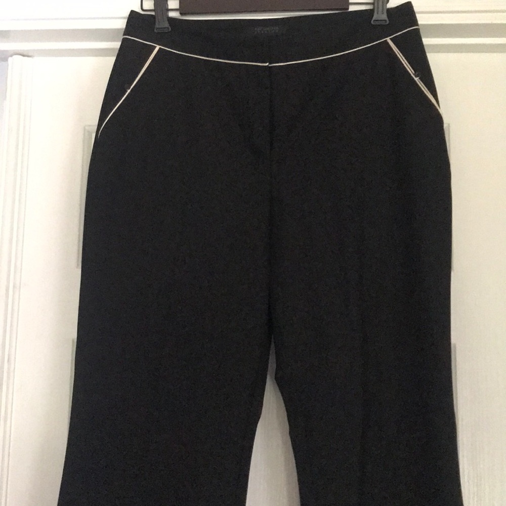 Gorgeous NWOT black with tan embellishment slack
